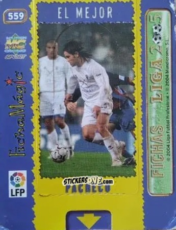 Cromo Pacheco - Las Fichas De La Liga 2004-2005 n. 559 - Mundicromo