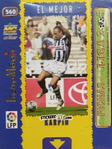 Sticker Karpin - Las Fichas De La Liga 2004-2005 n. 560 - Mundicromo