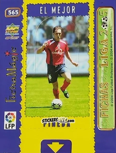 Figurina Pineda - Las Fichas De La Liga 2004-2005 n. 565 - Mundicromo