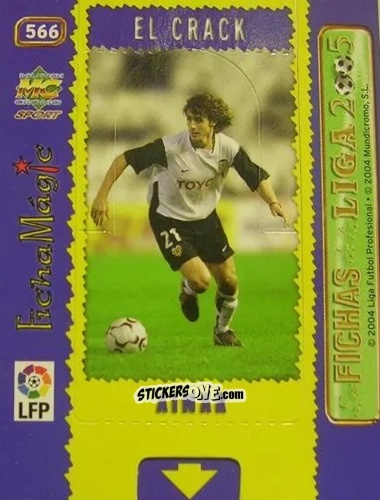 Cromo Aimar - Las Fichas De La Liga 2004-2005 n. 566 - Mundicromo