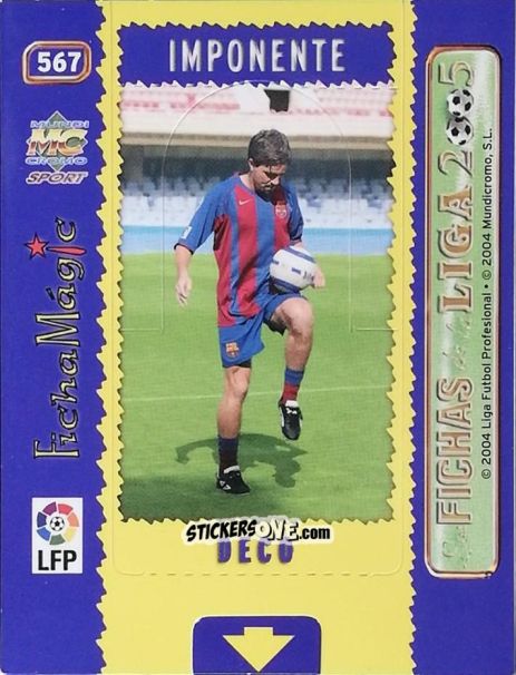 Sticker Deco - Las Fichas De La Liga 2004-2005 n. 567 - Mundicromo