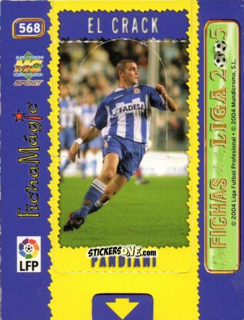 Figurina Pandiani - Las Fichas De La Liga 2004-2005 n. 568 - Mundicromo