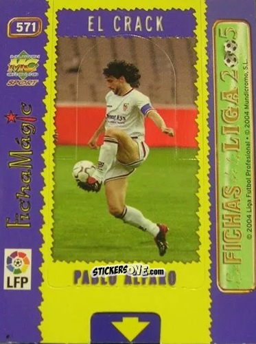 Figurina P. Alfaro - Las Fichas De La Liga 2004-2005 n. 571 - Mundicromo