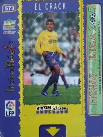 Figurina Anderson - Las Fichas De La Liga 2004-2005 n. 573 - Mundicromo
