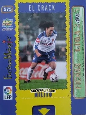 Figurina Milito - Las Fichas De La Liga 2004-2005 n. 575 - Mundicromo