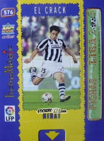 Figurina Nihat - Las Fichas De La Liga 2004-2005 n. 576 - Mundicromo