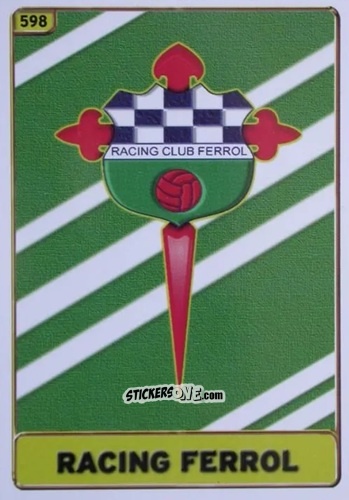Cromo Rácing Ferrol - Las Fichas De La Liga 2004-2005 n. 598 - Mundicromo