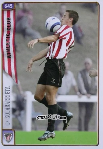 Figurina Solabarrieta - Las Fichas De La Liga 2004-2005 n. 645 - Mundicromo