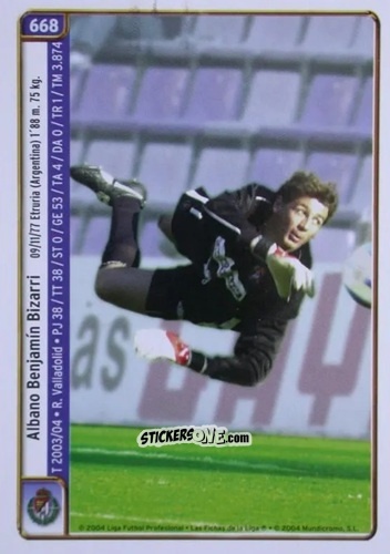 Cromo Bizarri / Marcos - Las Fichas De La Liga 2004-2005 n. 668 - Mundicromo