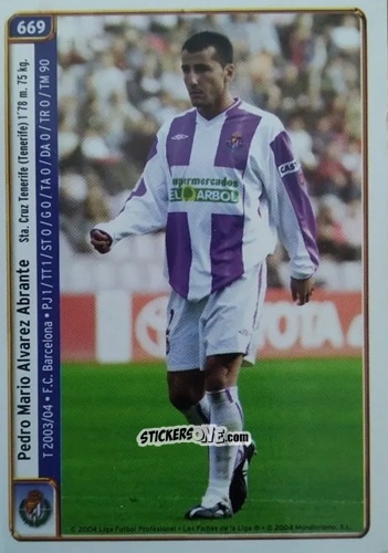 Cromo Mario / Oscar Sanchez - Las Fichas De La Liga 2004-2005 n. 669 - Mundicromo