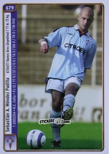 Sticker Mendez / Contreras - Las Fichas De La Liga 2004-2005 n. 679 - Mundicromo
