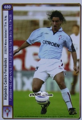 Cromo Jandro / Capucho - Las Fichas De La Liga 2004-2005 n. 680 - Mundicromo