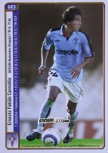 Sticker Cannobio / G.López - Las Fichas De La Liga 2004-2005 n. 683 - Mundicromo