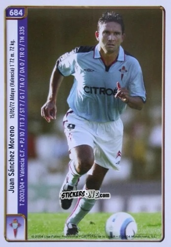 Cromo Sanchez / Vryzas - Las Fichas De La Liga 2004-2005 n. 684 - Mundicromo