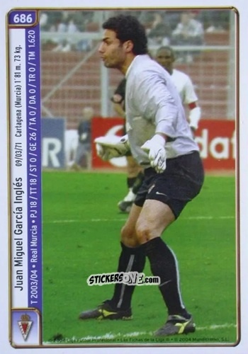 Cromo Juanmi / Juanma - Las Fichas De La Liga 2004-2005 n. 686 - Mundicromo