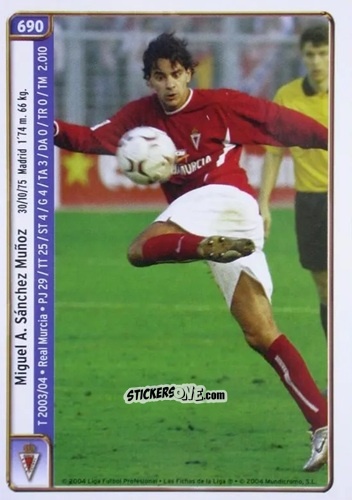 Figurina Medina / Michel - Las Fichas De La Liga 2004-2005 n. 690 - Mundicromo