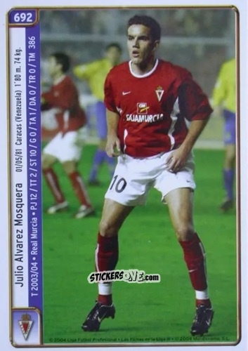 Sticker J.Alvarez / Richi - Las Fichas De La Liga 2004-2005 n. 692 - Mundicromo