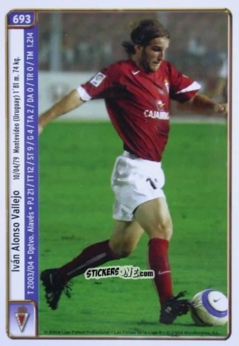 Figurina Karanka / I. Alonso - Las Fichas De La Liga 2004-2005 n. 693 - Mundicromo