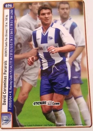 Figurina Coromina / Tellez - Las Fichas De La Liga 2004-2005 n. 696 - Mundicromo