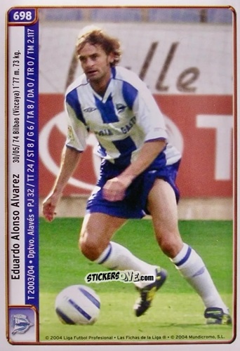 Cromo De Lucas / Edu Alonso - Las Fichas De La Liga 2004-2005 n. 698 - Mundicromo