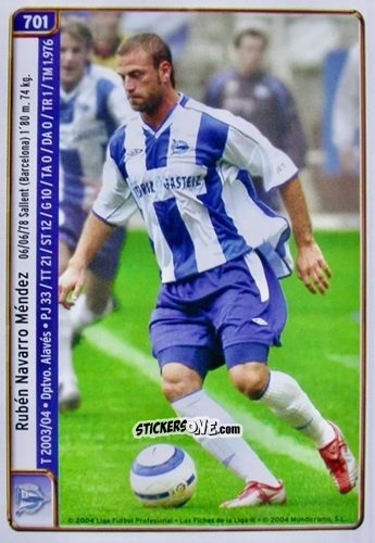 Figurina Bodipo / R. Navarro - Las Fichas De La Liga 2004-2005 n. 701 - Mundicromo