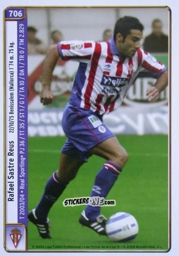 Figurina Sastre / Neru - Las Fichas De La Liga 2004-2005 n. 706 - Mundicromo