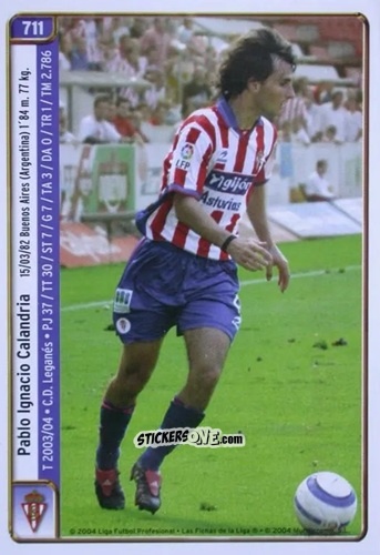 Figurina Calandria / Ismael - Las Fichas De La Liga 2004-2005 n. 711 - Mundicromo