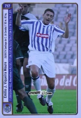 Figurina Manu / Viqueira - Las Fichas De La Liga 2004-2005 n. 717 - Mundicromo