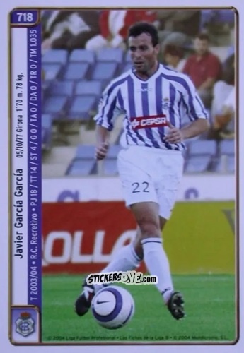Sticker Javi Garcia / Ramón - Las Fichas De La Liga 2004-2005 n. 718 - Mundicromo