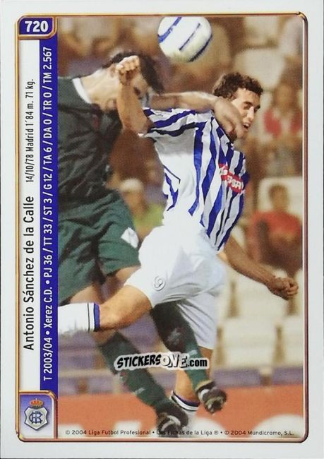 Cromo Calle / Uche - Las Fichas De La Liga 2004-2005 n. 720 - Mundicromo