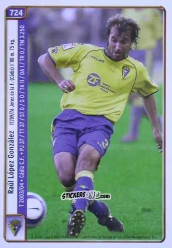Sticker De Quintana / López - Las Fichas De La Liga 2004-2005 n. 724 - Mundicromo