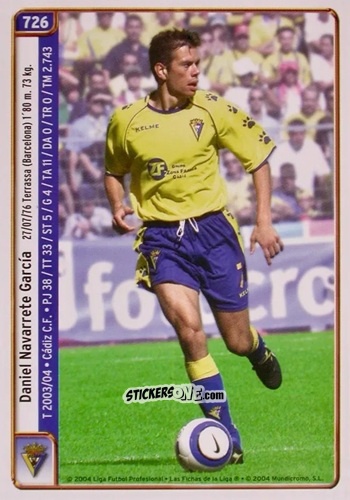 Sticker Navarrete / M.Pérez - Las Fichas De La Liga 2004-2005 n. 726 - Mundicromo