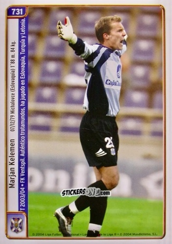 Figurina Keleman / Cesar - Las Fichas De La Liga 2004-2005 n. 731 - Mundicromo