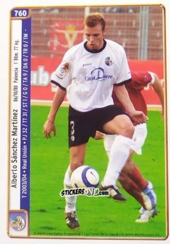 Cromo Chupri / Gañán - Las Fichas De La Liga 2004-2005 n. 760 - Mundicromo