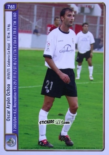 Figurina Arpón / D.Cano - Las Fichas De La Liga 2004-2005 n. 761 - Mundicromo