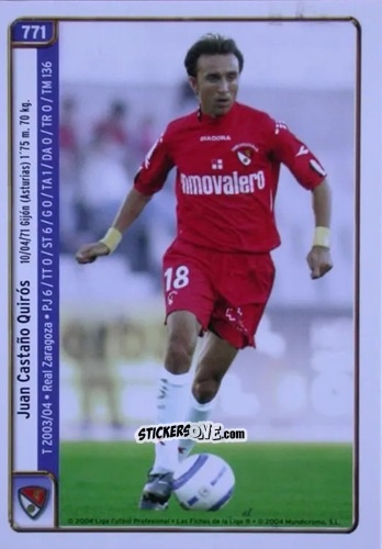 Figurina Monty / Juanele - Las Fichas De La Liga 2004-2005 n. 771 - Mundicromo