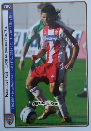 Cromo Isaac / Juanma - Las Fichas De La Liga 2004-2005 n. 780 - Mundicromo