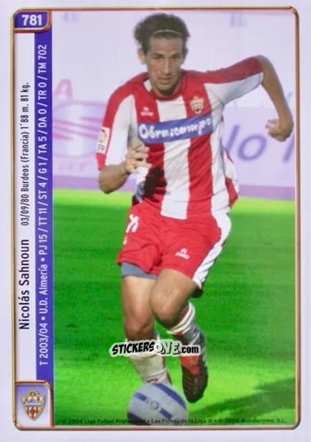 Cromo Shanoun / Vellisca - Las Fichas De La Liga 2004-2005 n. 781 - Mundicromo