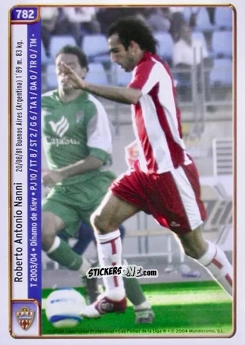 Cromo Luna / Nanni - Las Fichas De La Liga 2004-2005 n. 782 - Mundicromo