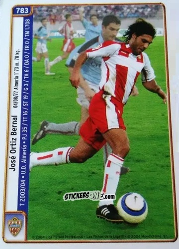 Cromo Ortiz / Iban Espadas - Las Fichas De La Liga 2004-2005 n. 783 - Mundicromo