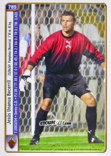 Figurina Unanua / Bernaus - Las Fichas De La Liga 2004-2005 n. 785 - Mundicromo