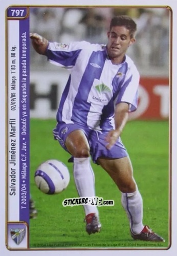 Cromo A.Gómez / Ador - Las Fichas De La Liga 2004-2005 n. 797 - Mundicromo