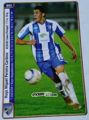 Sticker Fininho / Geijó - Las Fichas De La Liga 2004-2005 n. 801 - Mundicromo