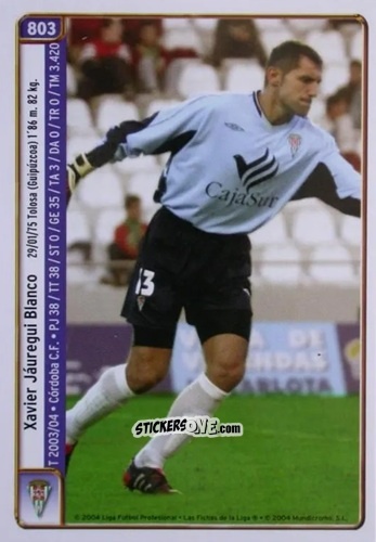 Cromo Jauregui / Selu - Las Fichas De La Liga 2004-2005 n. 803 - Mundicromo