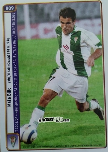 Figurina Bilic / Armentano - Las Fichas De La Liga 2004-2005 n. 809 - Mundicromo