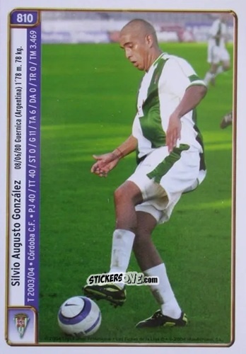 Sticker Villa / Pulpo Gonzalez - Las Fichas De La Liga 2004-2005 n. 810 - Mundicromo
