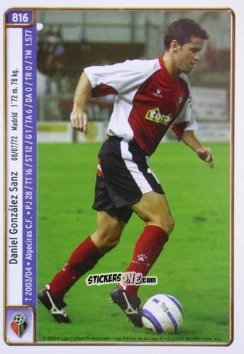 Sticker Dani / Pablo - Las Fichas De La Liga 2004-2005 n. 816 - Mundicromo