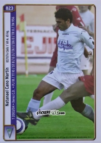 Cromo Calado / Canito - Las Fichas De La Liga 2004-2005 n. 823 - Mundicromo