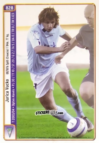 Cromo Toedtli / Vucko - Las Fichas De La Liga 2004-2005 n. 828 - Mundicromo