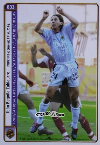 Cromo I.Begoña / M.Martinez - Las Fichas De La Liga 2004-2005 n. 833 - Mundicromo